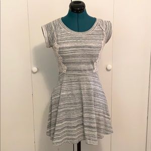 Gray Skater Dress